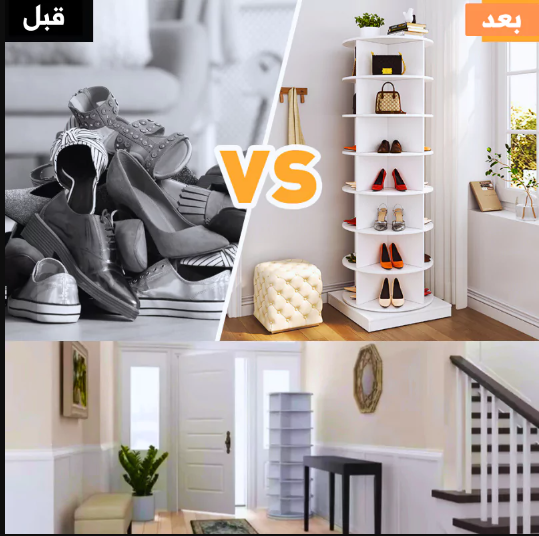 خزانة دوّارة عملية لتخزين سهل وسريع الوصول - Image 2